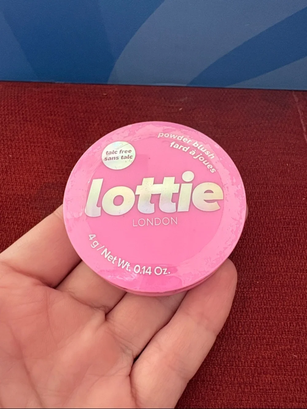 🆕UO: LOTTIE LONDON: Rosy Powder Blush in Pink- FULL SIZE